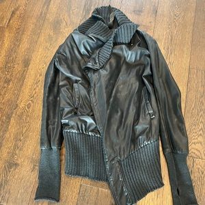 Leather jacket